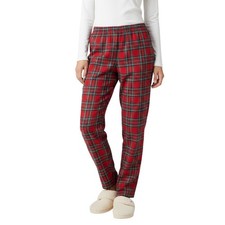 Charter Club Brinkley Plaid Red Cotton Flannel Pajama Pants Women XS NWT