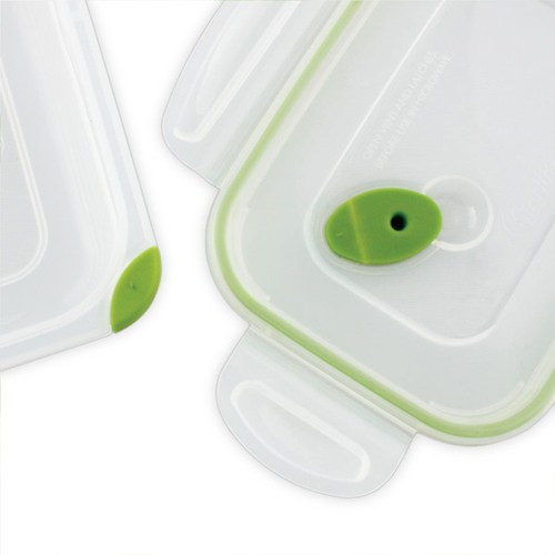 Contenedor de almacenamiento de alimentos Sterilite rectangular UltraSeal de 4,5 tazas, verde (paquete de 12) - Imagen 11 de 12