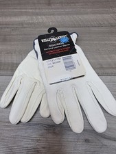 Vintage Wells Lamont Napa Goatskin Genuine Leather Gloves Style 1771M Med USA 