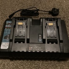 DC18RD For Makita 240V 18V LXT LI-ION Twin Port Rapid Battery Charger Dual Port