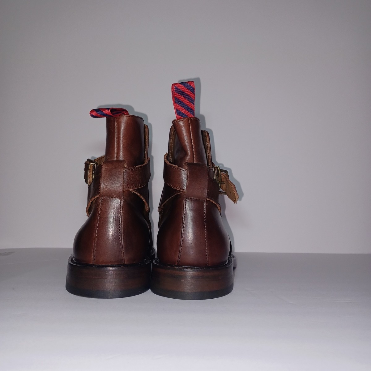 Polo Ralph Lauren Men”s Brown Leather Boots 10.5 D Newent Jodhpur
