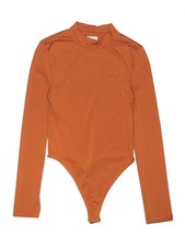 Topshop Women Orange Bodysuit 6