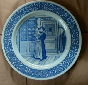 Rorstrand Mors Dag vtg 1971 Sweden 1st Ltd Edition Wall ...