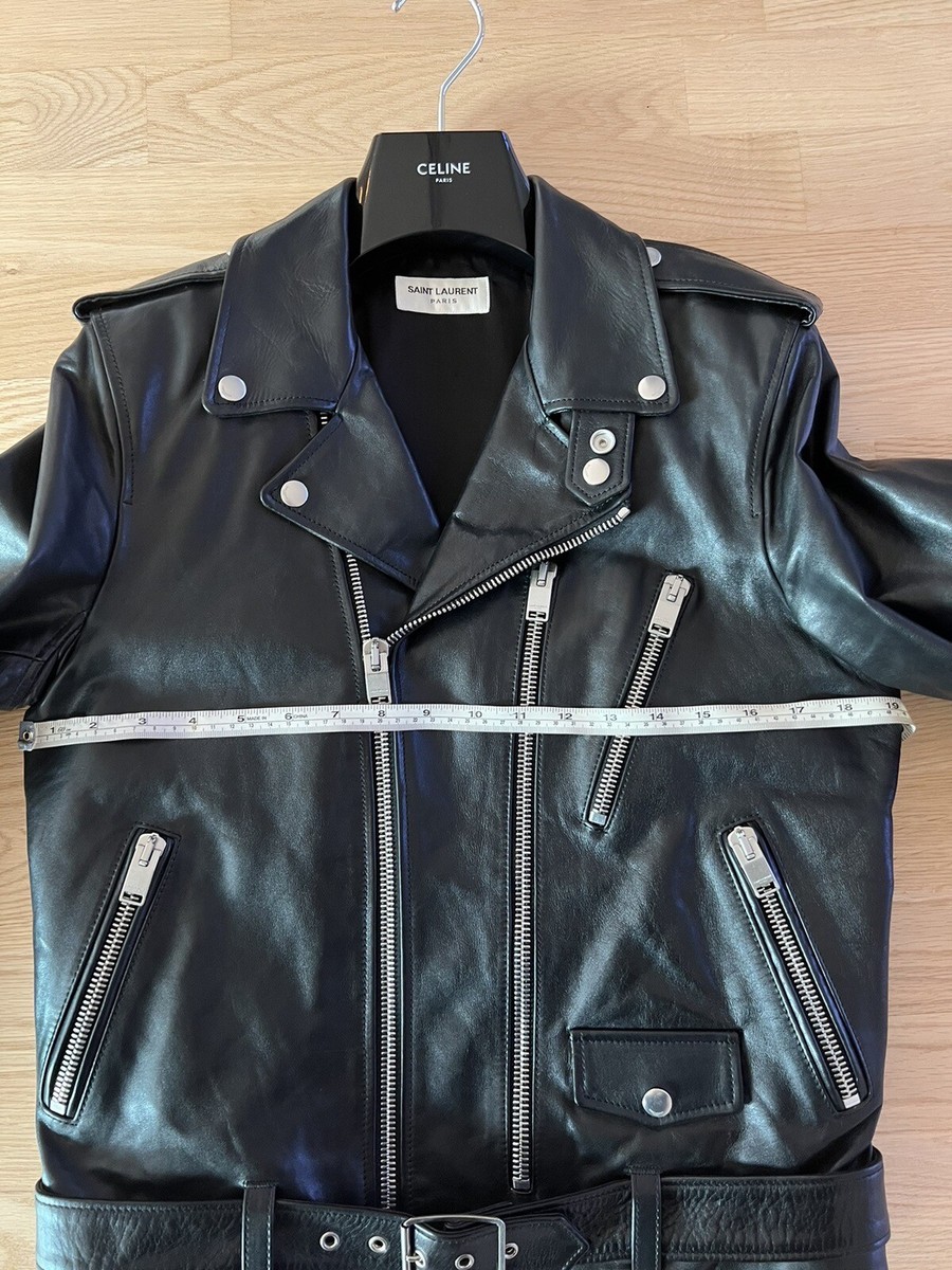 Saint Laurent Paris L17 Leather Jacket - Sz. 48 (M) - Hedi Saint Laurent Paris L17 Leather Jacket - Sz. 48 (M) - Hedi