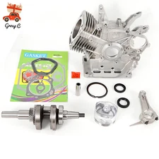 FIT HONDA GX390 13HP WITH CRANKSHAFT PISTON RINGS CON ROD AND BLOCK SET GX 390