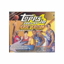2003 04 Topps Jersey Factory Sealed Basketball Box Hobby Mint Lebron RC
