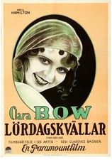 Movie Poster Three Week Ends 1928 Swedish 27.5