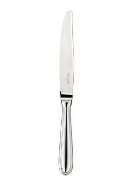 Christofle Silver Plated Perles Stainless Steel Dinner Knife 2405009
