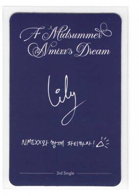 NMIXX Lily Photocard | A Midsummer NMIXX's Dream Forest Ver. | eBay