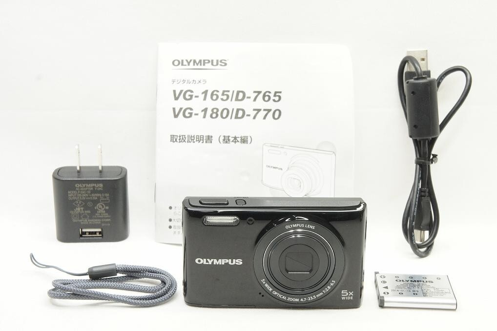 Olympus Stylus VG-180 16.0MP Digital Camera - Black for sale