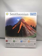 Smithsonian Earth Science Glow In The Dark Giant Volcano - New