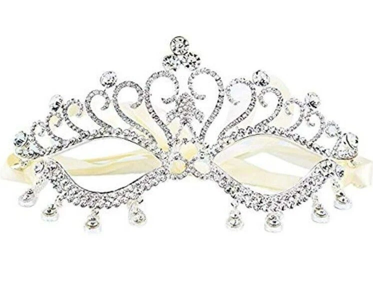 Masquerade Mask for Women, Rainbow Crystal Mask Rhinestone, Venetian Party, Prom - Image 4 of 4