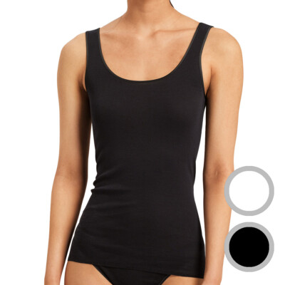 HANRO - Cotton Seamless - Damen Shirt Tank Top - Unterhemd - Baumwolle 