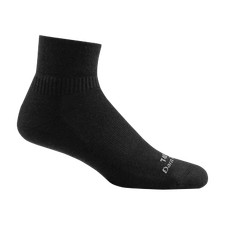 USA DARN TOUGH T4088 BLACK MEN'S ARMY TACTICAL 1/4 CUSHION MERINO WOOL SOCKS