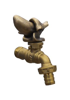 #ad Brass Garden Tap Faucet BANANA Spigot Vintage Water Home Decor Outdoor Living $54.99