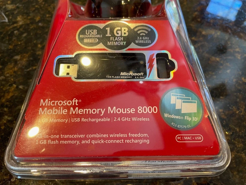 Microsoft Mobile Memory Mouse 8000 - Image 2 of 4