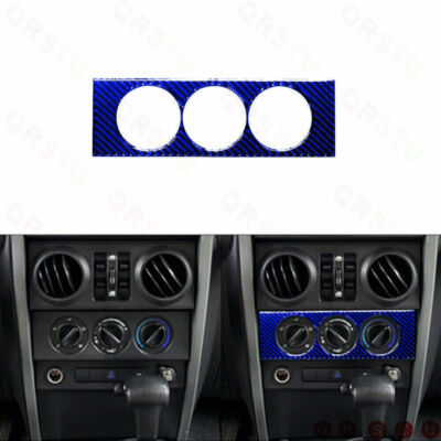 Climate Control Outer Frame Trim  For Jeep Wrangler 07-2010 Blue Carbon Fiber