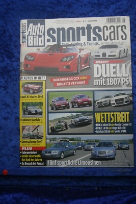 Auto Bild Sportscars 9/08 Wiesmann GT MF5 Audi A7 Caterham CSR MTM A5 CCX