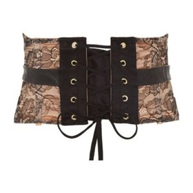 Agent Provocateur SOIREE Milanna Leather Corset Belt AP4 Large NWT $690