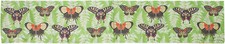 Tapestry Table Runner 13 x 72in Butterfly Ferns Made in the USA