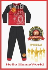 Image of Boys Official Manchester United FC Pyjamas Size Age 4-12 Years 🧡MUST FOR FANS🧡