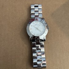 MARC BY MARC JACOBS MBM3054 quartz Ladies watch white dial silver Working A1