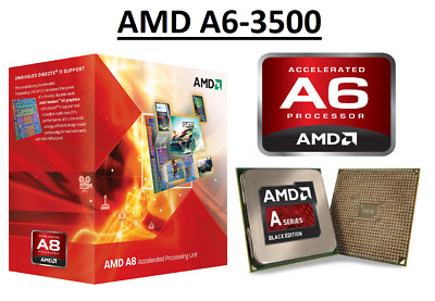 AMD A6-3500 Tri Core ''Llano'' Prozessor 2,1 - 2,4 GHz, FM1, 65W CPU 