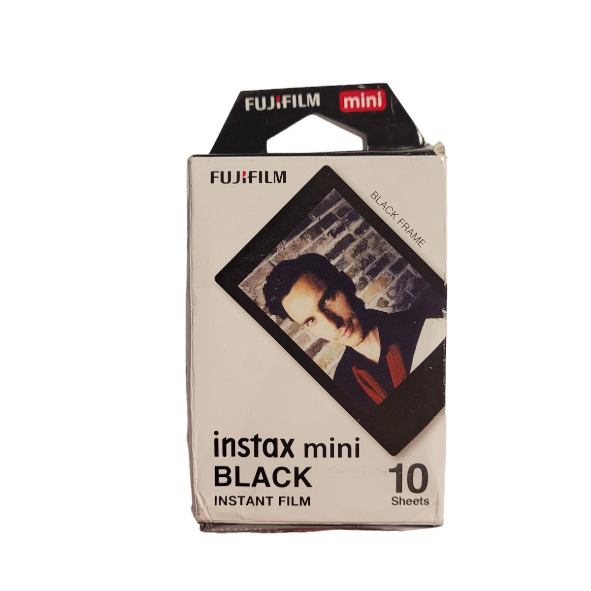 Fujifilm Instax Mini Instant Black Film, 10 Sheets New Open Fujifilm Instax Mini Instant Black Film, 10 Sheets New Open