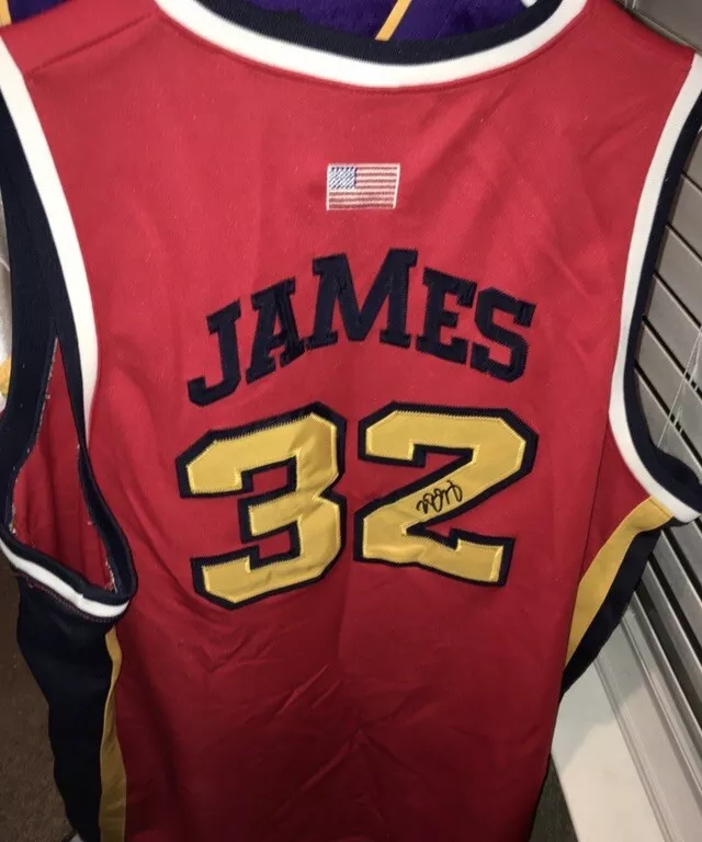 Lebron James McDonald's All American High School Game Jersey