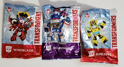2019 Wendy s Transformers Kids Meal Toys Lot of 3 - All New in Package