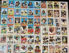 🏈 LOT OF VINTAGE FOOTBALL CARDS WALTER PAYTON JACK HAM