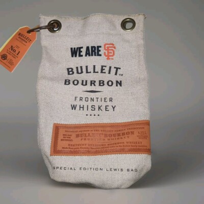 Bulleit Bourbon Frontier Whiskey Canvas Specl Edtn Lewis Bag ''WE ARE SF'' GIANTS