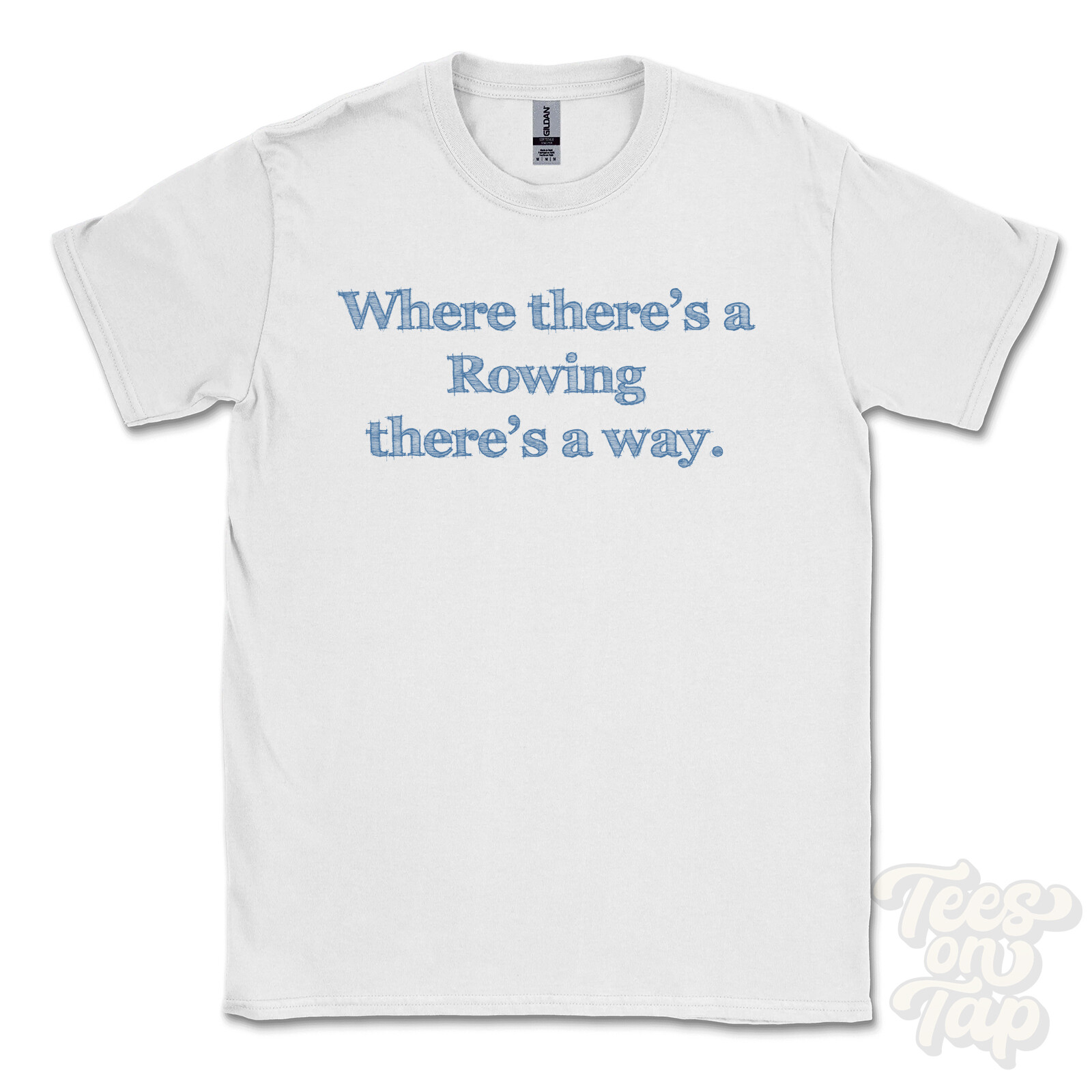 FILA DOVE... CANOTTAGGIO C'È UN MODO T SHIRT BIANCA uomo donna nome idea regalo