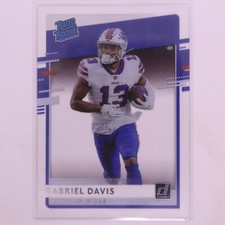 2020 Panini Chronicles Clearly Donruss Rated Rookie Gabriel Davis #RR-GB Bills
