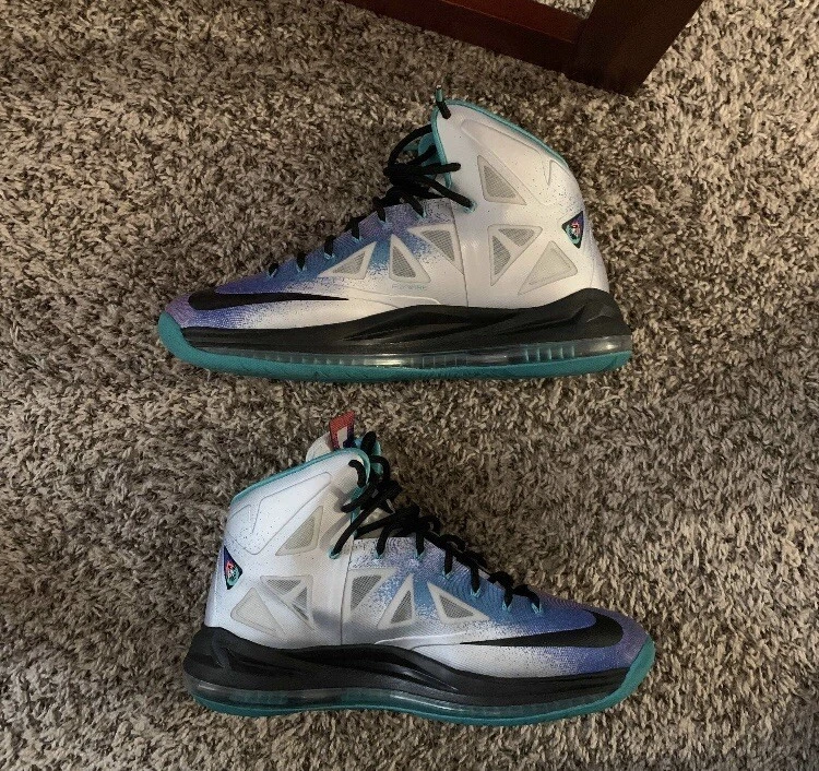 LeBron 10 x reines Platinum Gr e 12