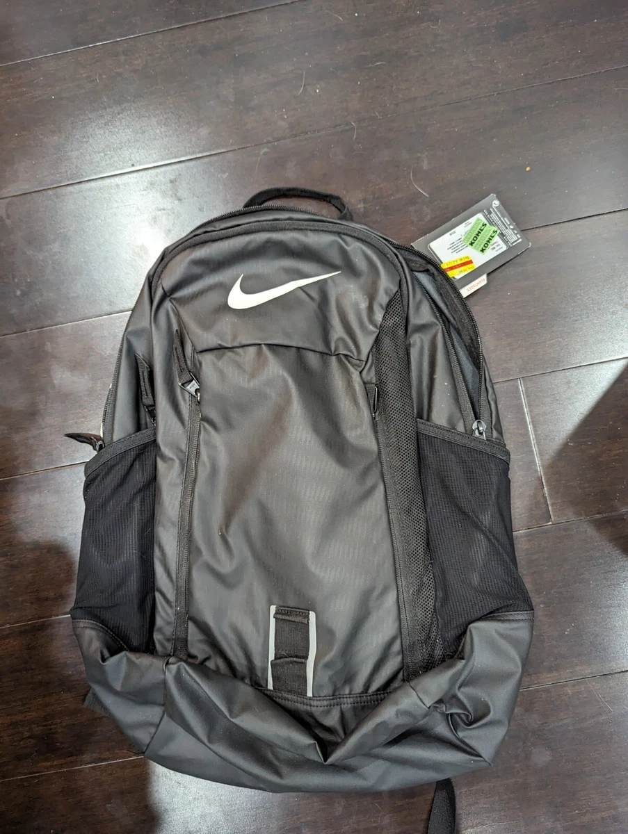 Nike Pro Adapt Backpack Black Zip Adjustable Strap NWT