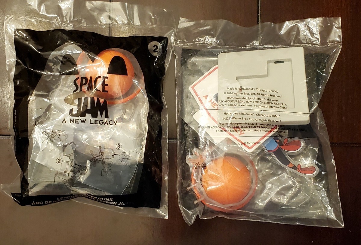 Two Space Jam A New Legacy McDonald's Happy Meal Toys #2 LeBron