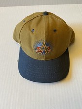 Vtg 90s Alpha Omega Christian Snapback Hat Two Tone Made In USA Tops RN 74794