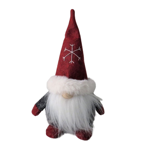 Small (20cm) Grey & Red Gonk by Giftware Trading