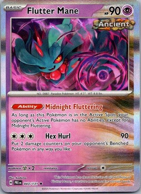 Flutter Mane Rare SV: Prismatic Evolutions 043/131 NM