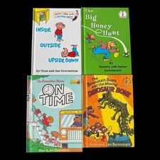 Set of 4 Berenstain Bears Hardcover I Can Read Beginner Books