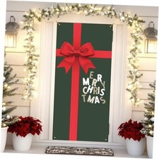 Christmas Door Cover Decoration, Merry Christmas Colourful-Christmas Door-09