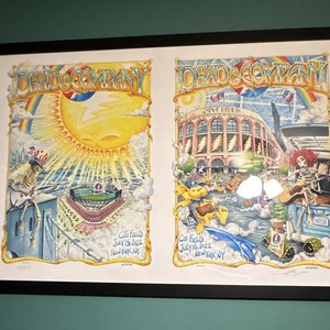 Dead & Company Citi Field NY Concert Poster Set July 15-16 2022 Signed #203/600
