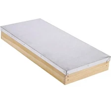 Bee Hive 5 Frames Nuc Cover, 5 Frames Nuc Lid With Metal, Cover Size Is 5 Frames