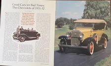 1931 - 1932 Chevrolet Chevy Ae Ba 10 Pg Color Article