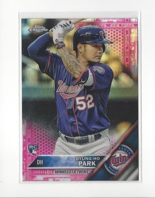 2016 Topps Chrome Baseball Pink Refractor Singles - You Choose