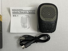 Wearable Clip On Wireless Speaker 30H Playtime IP56 Waterproof Army Green New US