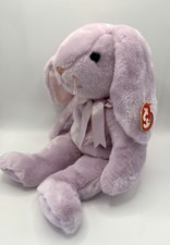 TY Beanie Buddy FLOPPITY the Purple Bunny 14 inch  Stuffed Animal Toy