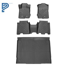 3d Tpe Floor Mats Trunk Cargo Liner Black 2 Rows 4pcs For Ford Bronco 2021-25