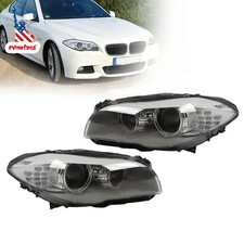Xenon Headlights Pair For 2011-2013 BMW 5 series F10 550i 535i 528i LH+RH Side